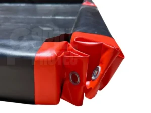 Batea robusta modular detalles de esquinas