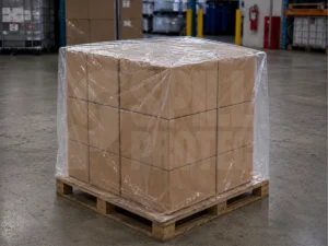 Cobertor de pvc cristal para pallets a medida
