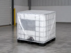 Cobertor de pvc cristal para ibc en su uso industrial